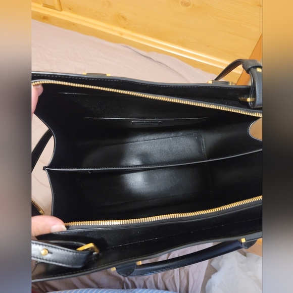 Saint Laurent Medium Uptown Leather Satchel Bag - Picture 6 of 8